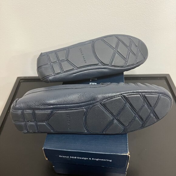 Women's Cole Haan Evelyn Driver Moccasin Loafer Shoes Leather Navy Size 6 - BNIB - Picture 4 of 5